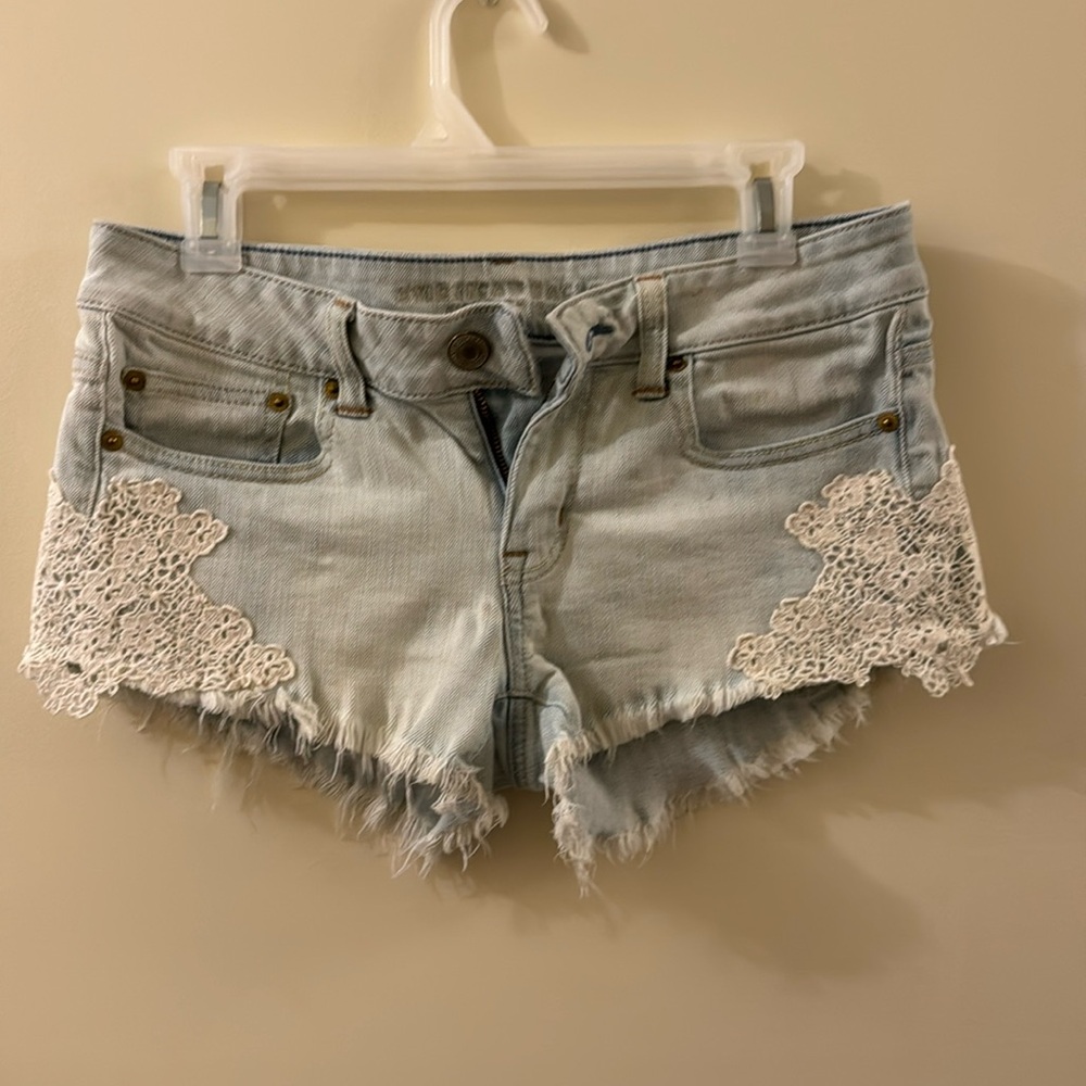 American Eagle outfitters stretch jeans shorts, size 4